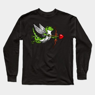 Gecko Lizard Cupid Long Sleeve T-Shirt